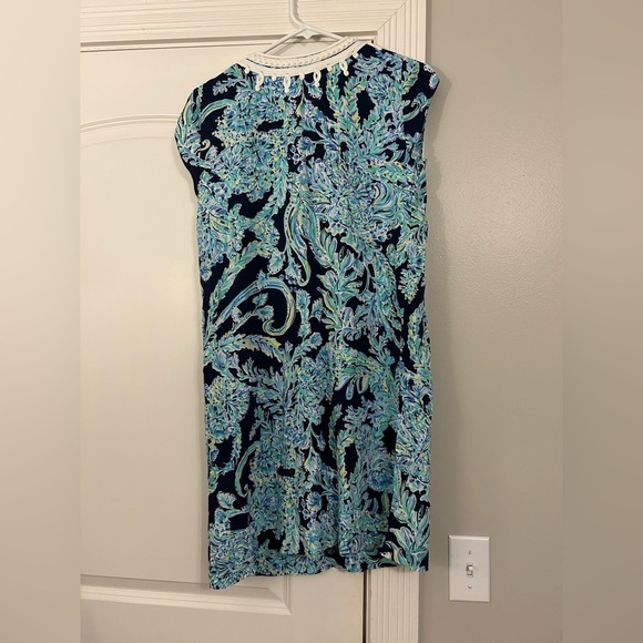 Lilly Pulitzer Madia Tunic Dress High Tide Scuba Doo NWT - Picture 8 of 8